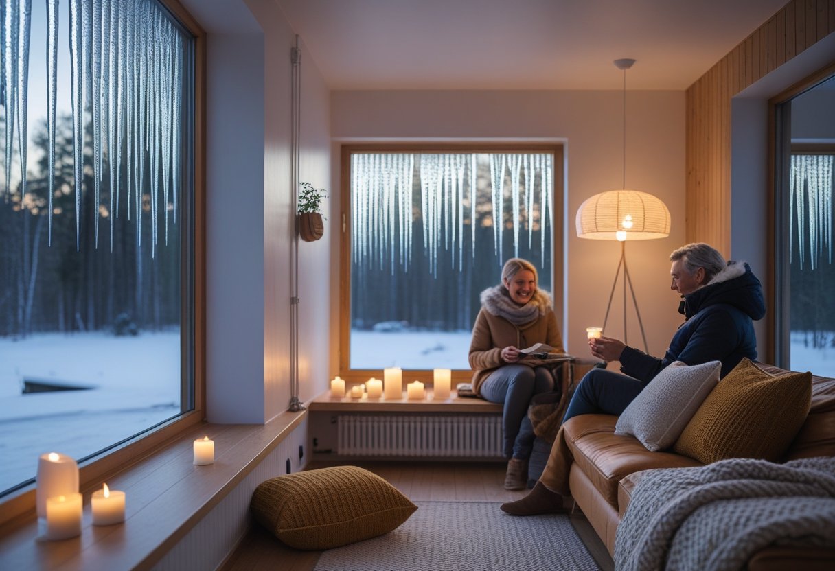 Sådan skaber du et energieffektivt og hyggeligt hjem i Kolding med lys med lange istapper